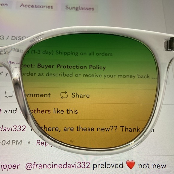 Clear frame sunglasses 🕶️ - Picture 11 of 15